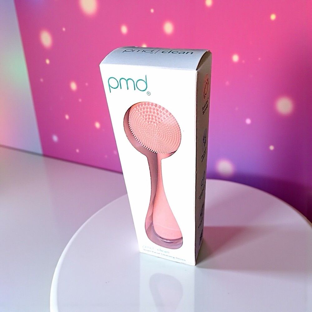 PMD Beauty Clean Smart Facial Cleansing Device In Blush New In Box RV $99